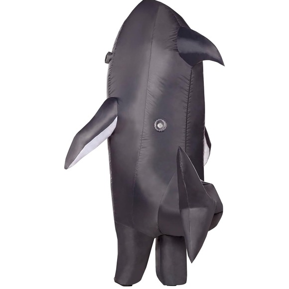 Spirit Halloween Inflatable Shark Costume Adult‎ O/S Fits Most Battery Operated - Picture 3 of 9